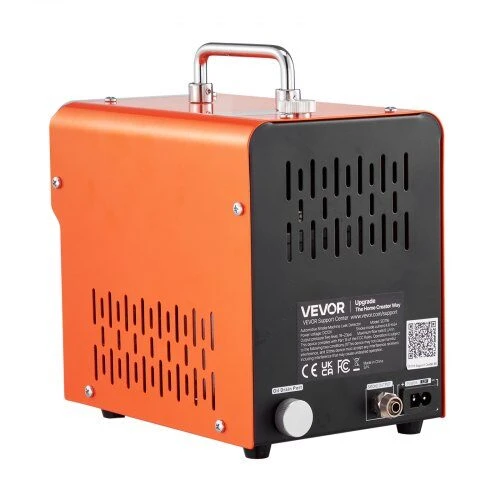 Vevor Automobilinis dūmų mašina nuotėkio detektorius 23.8x16x21 cm Juoda Oranžinė Plienas