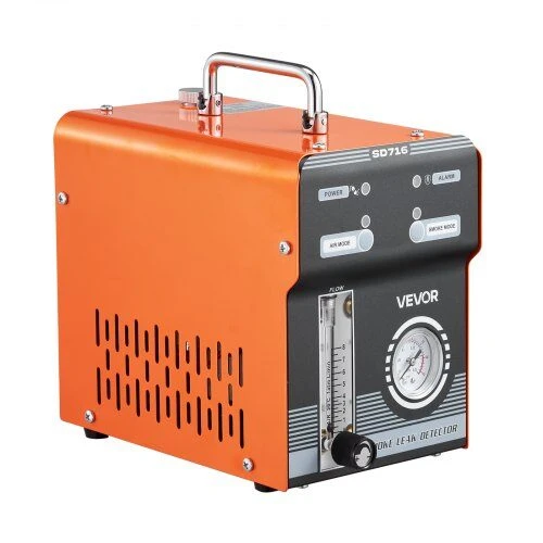 Vevor Automobilinis dūmų mašina nuotėkio detektorius 23.8x16x21 cm Juoda Oranžinė Plienas