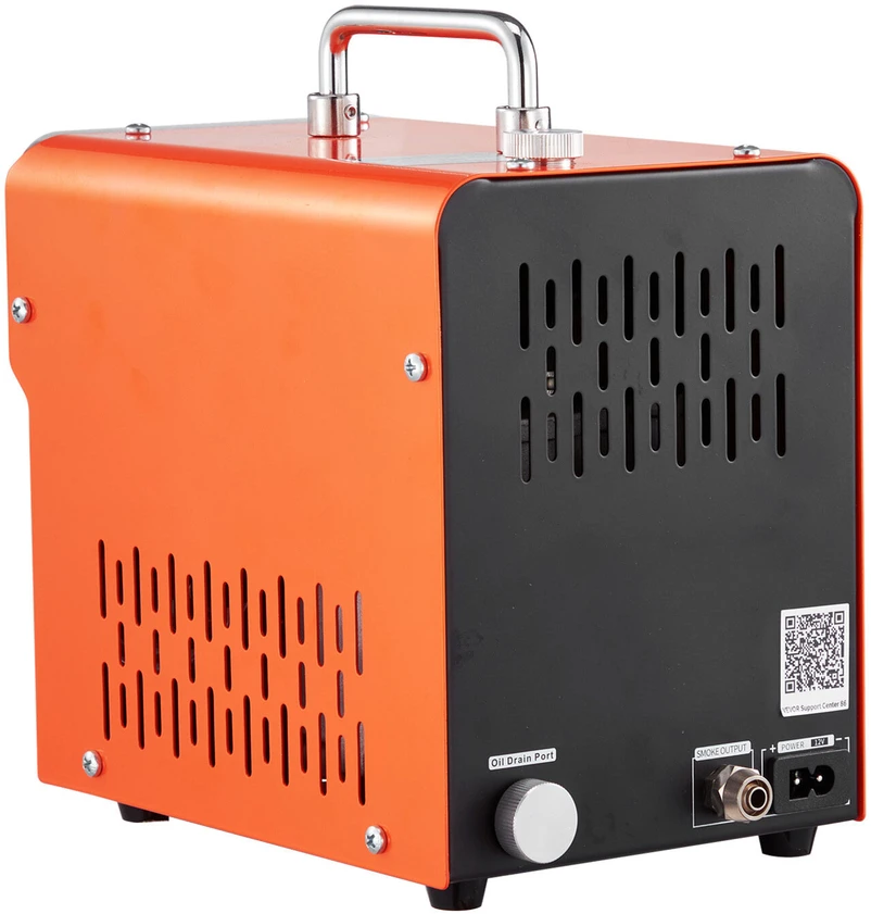 Vevor Automobilinis dūmų mašina nuotėkio detektorius 23.8x16x21 cm Juoda Oranžinė Plienas