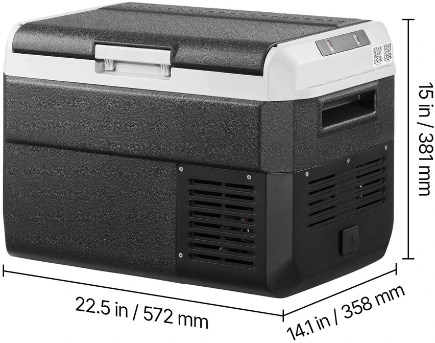VEVOR 12 V automobilinis šaldytuvas, 25 L