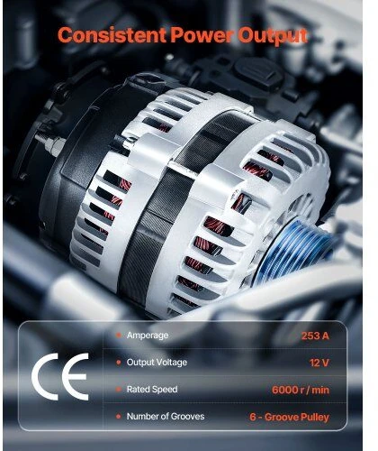 VEVOR Automobilio alternatorius Chevy ir Saab