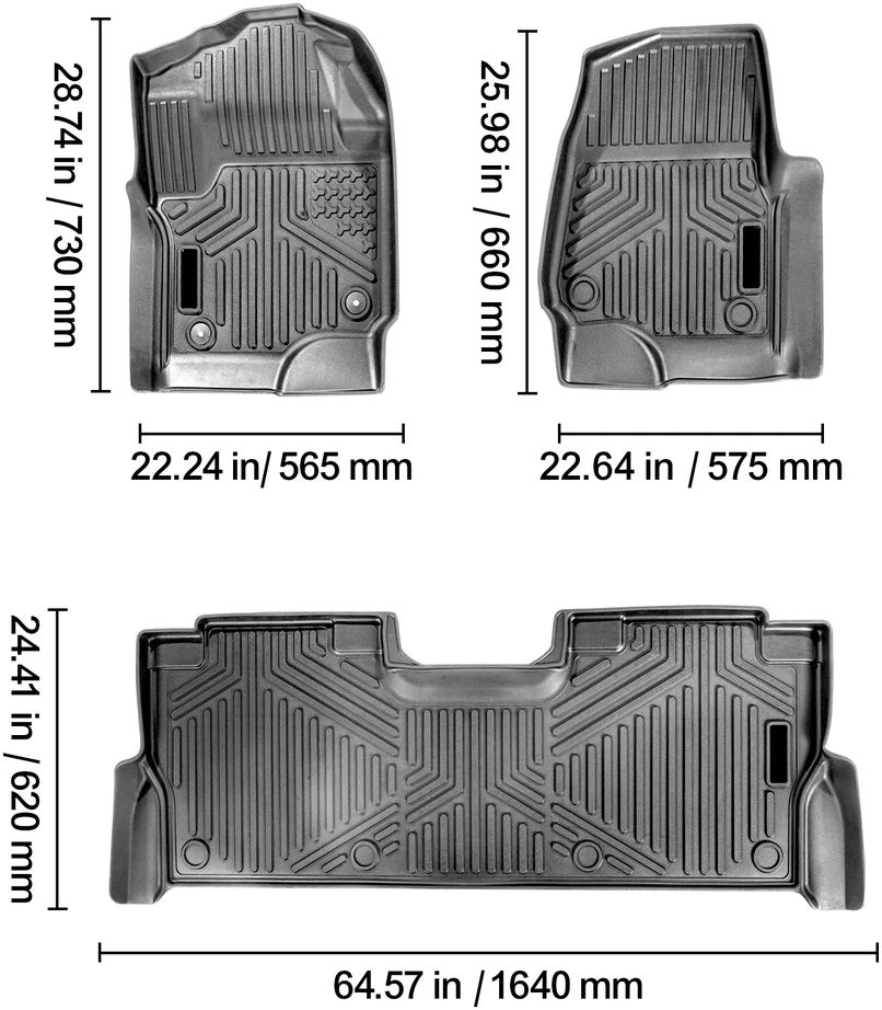 VEVOR Auto kilimėliai Ford F-250/F-350/F-450