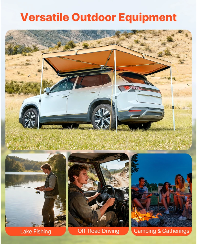 VEVOR 270 laipsnių automobilio tentas