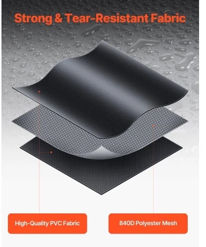 Vevor Automobilio stogo bagažinė 20 kubinių pėdų 840D PVC