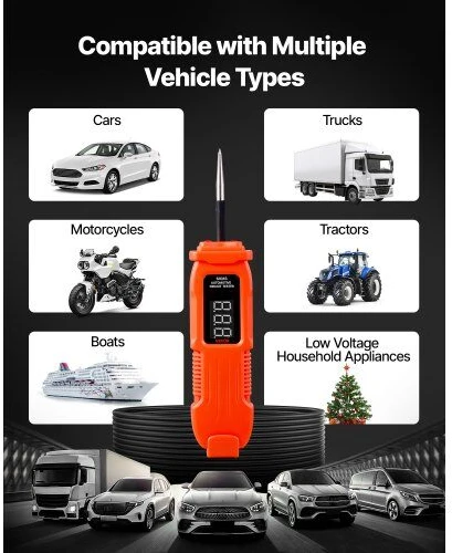 VEVOR Automobilinis grandinės testeris su LED ekranu