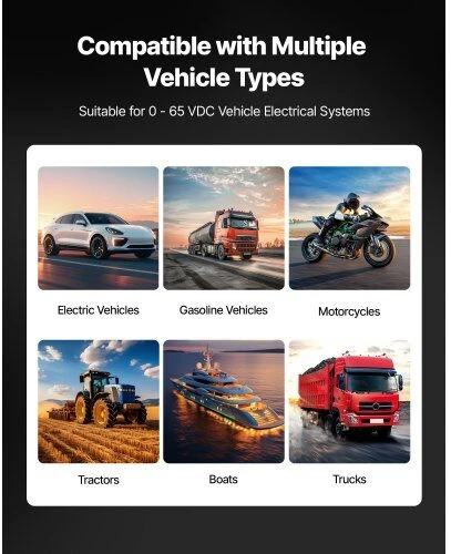 VEVOR Automobilinis grandinės testeris su TFT ekranu
