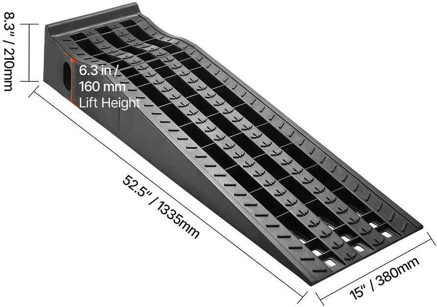 VEVOR Automobilių aptarnavimo pandusai, 2 vnt, 5897 kg