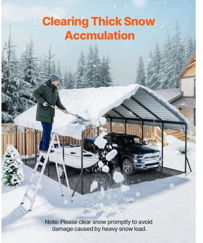 VEVOR Metalinė 20 x 24 pėdų automobilių pastogė