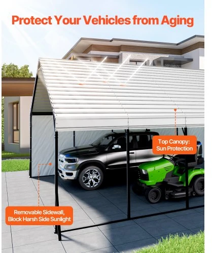 VEVOR Metalinė 20 x 24 pėdų automobilių pastogė