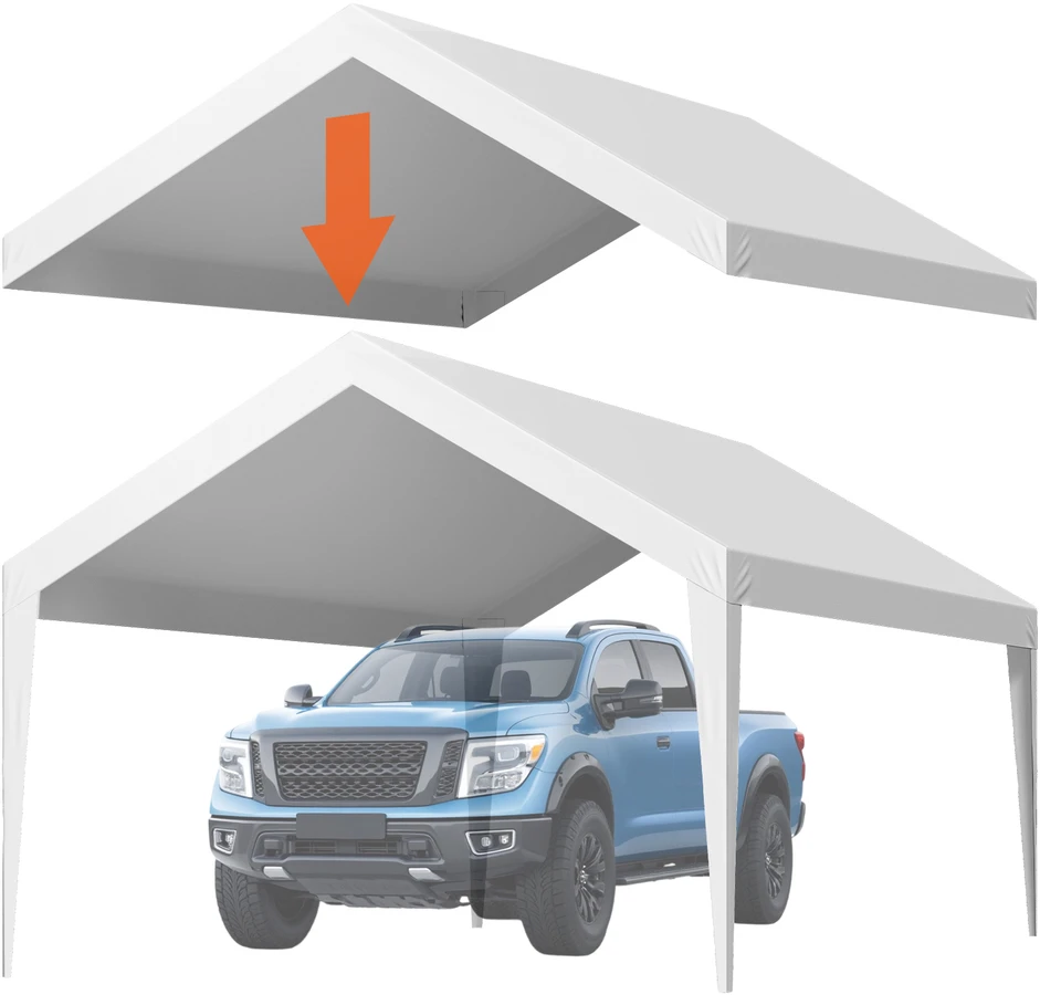 VEVOR Automobilio stoginės pakaitinė danga 3,6 x 6 m