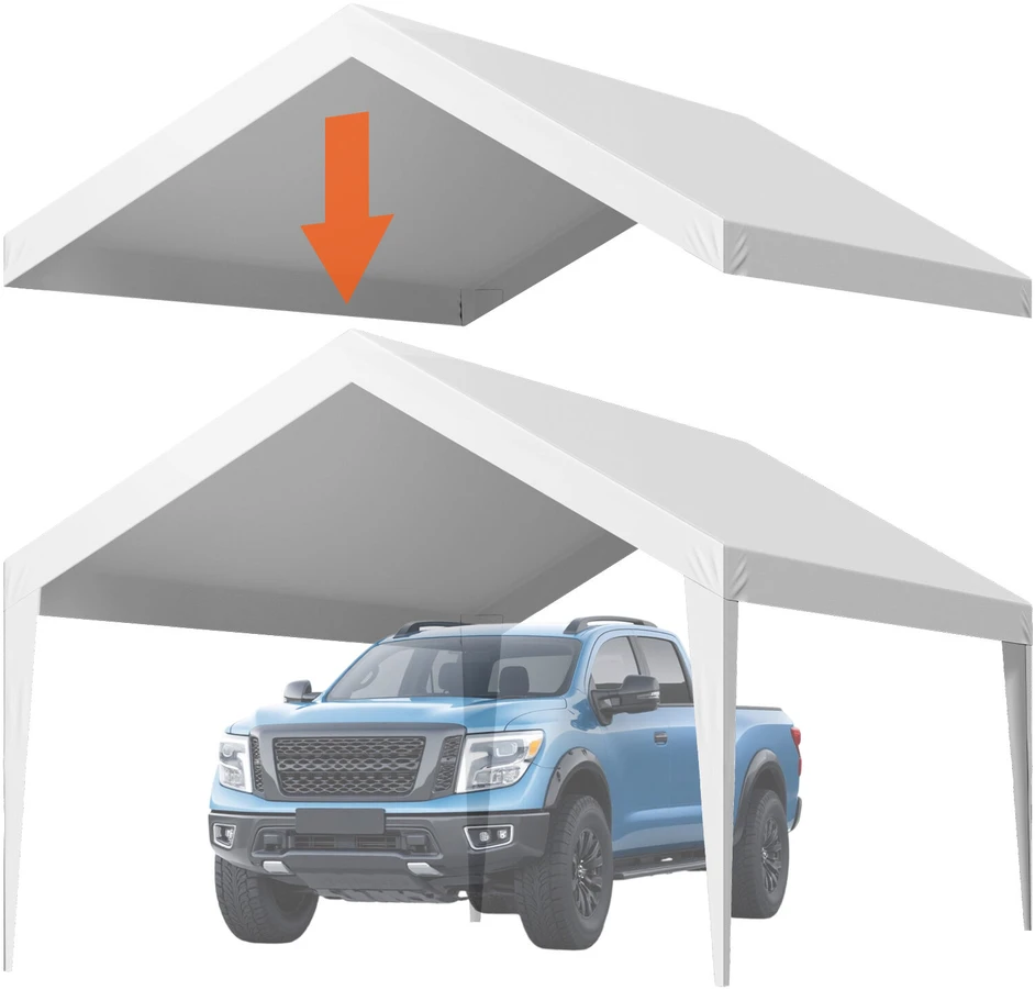 VEVOR Automobilio stoginės pakaitinė danga 3,6 x 6 m