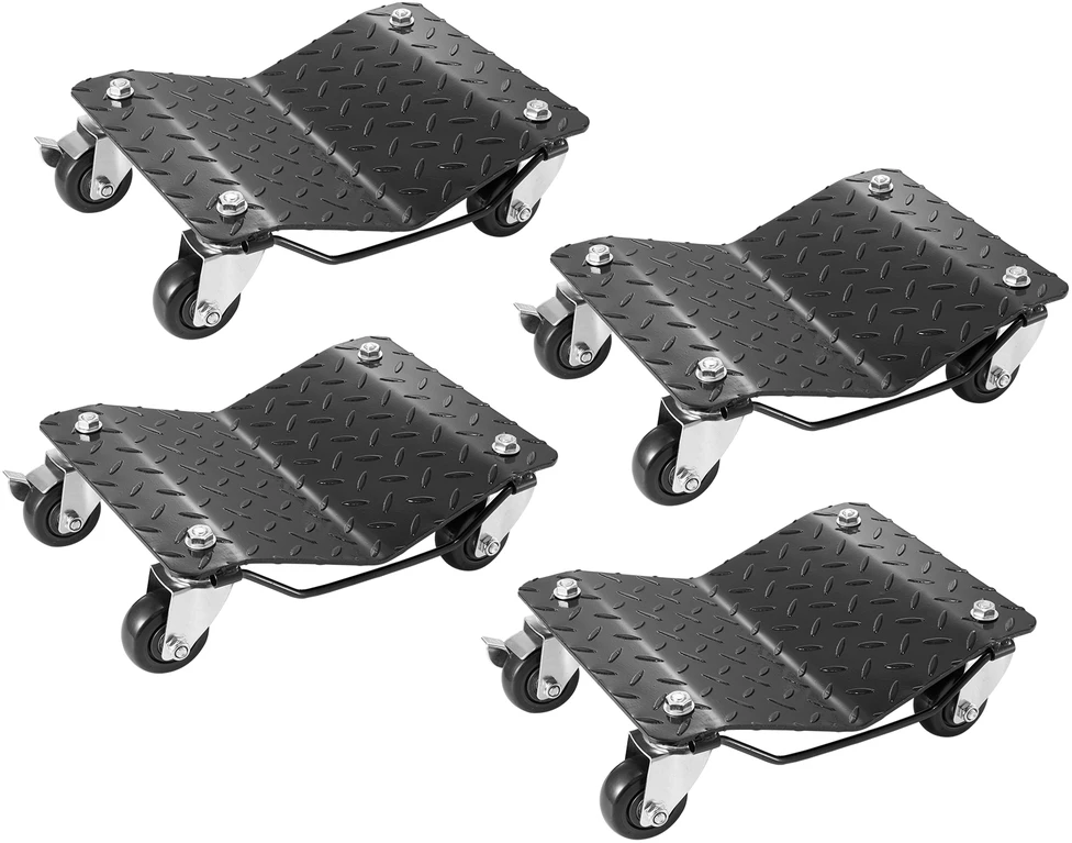 VEVOR Automobilio ratų transportavimo platformos 4 vnt, 3 ton