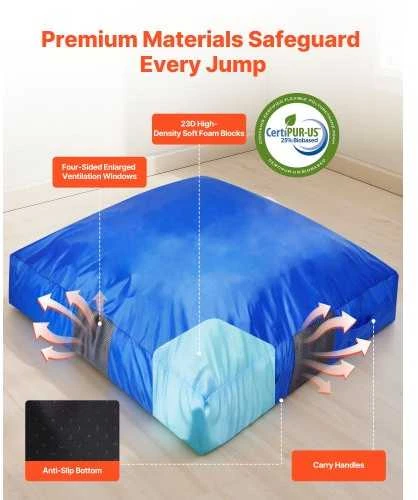 Vevor Vaikų sensorinis čiužinys 1500 x 1500 mm
