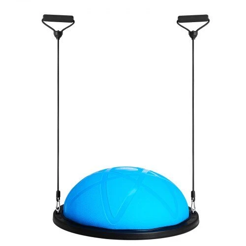 VEVOR 58 cm pusė treniruoklio kamuolio su elastingomis juostomis