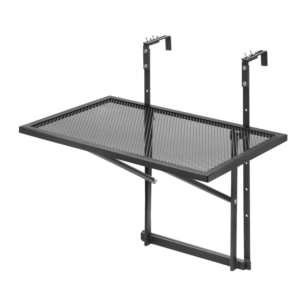 VEVOR Kabantysis balkono stalas metalinis 19 x 24 cm