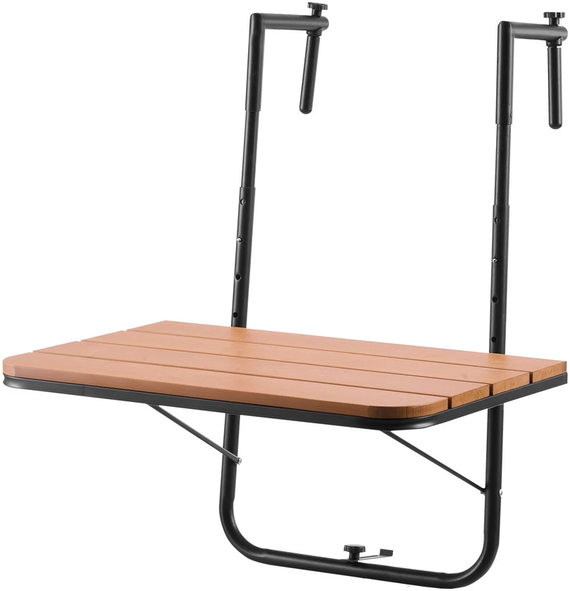 VEVOR balkono pakabinamas stalas 60 x 61 cm