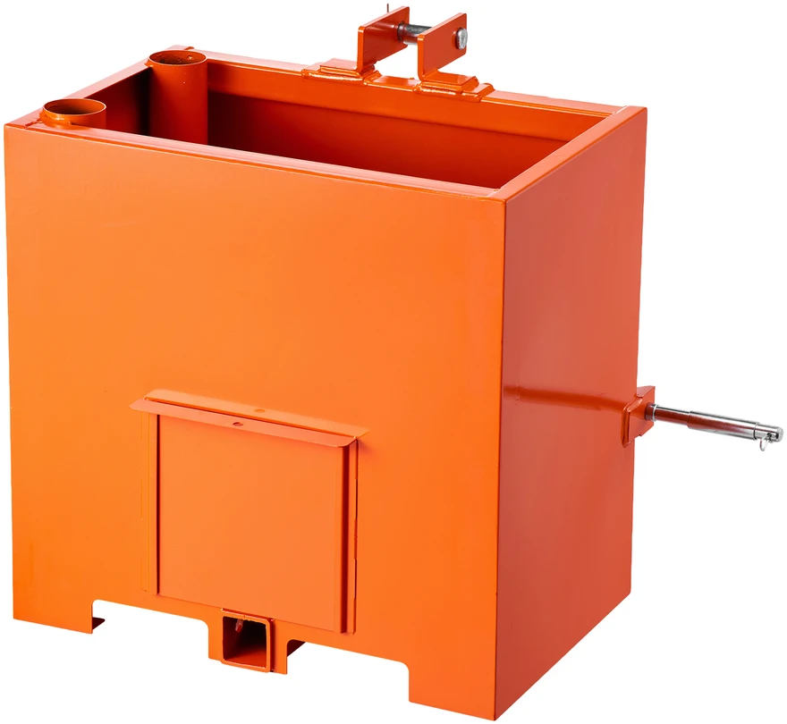 VEVOR Traktoriaus balastinė dėžė, 3 taškų, 363 kg, oranžinė
