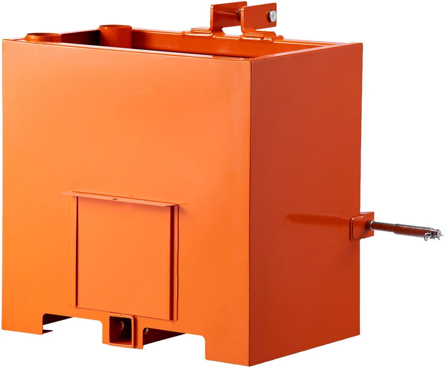 VEVOR Traktoriaus balastinė dėžė, 3 taškų, 363 kg, oranžinė