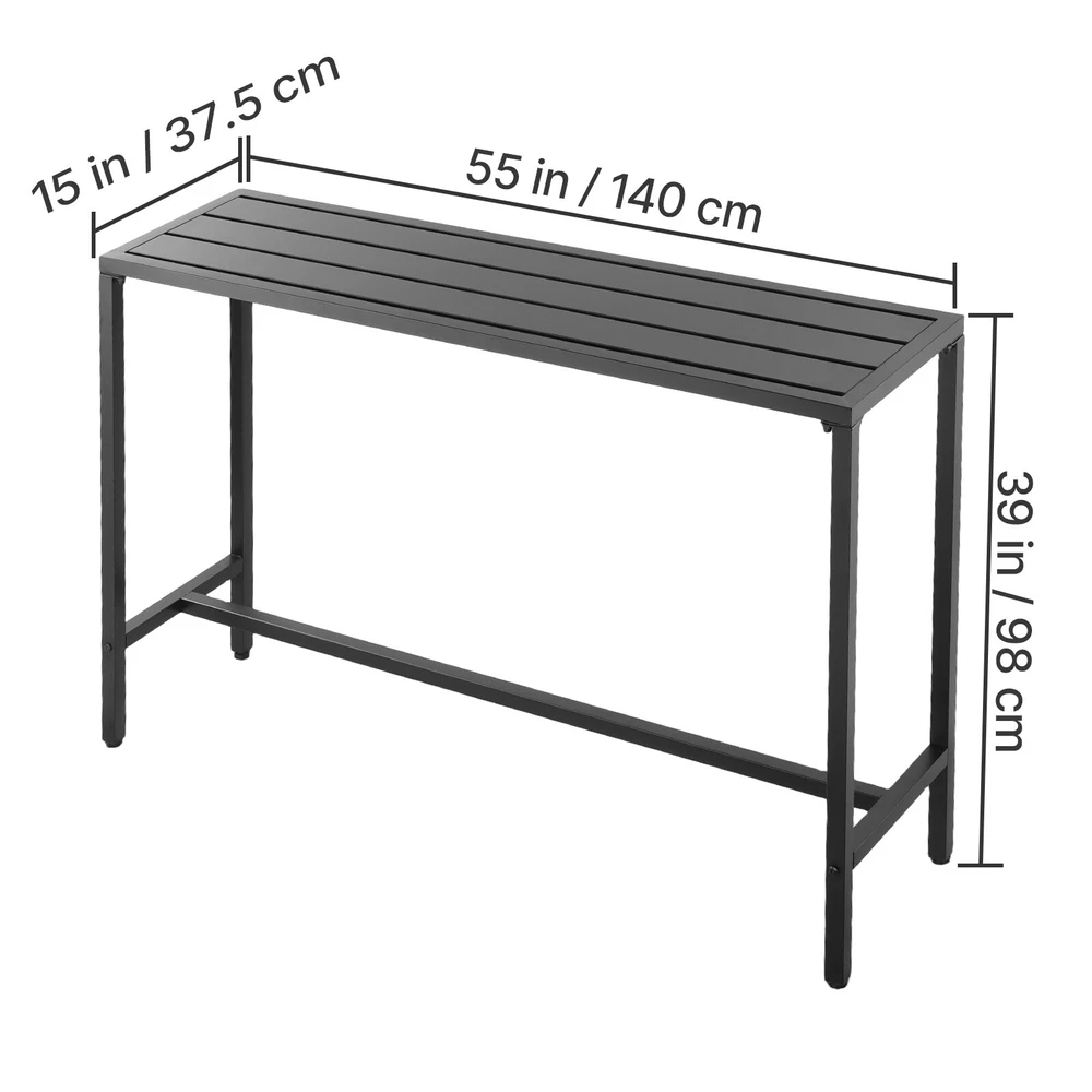 VEVOR Lauko baro stalas 140 x 37,5 cm