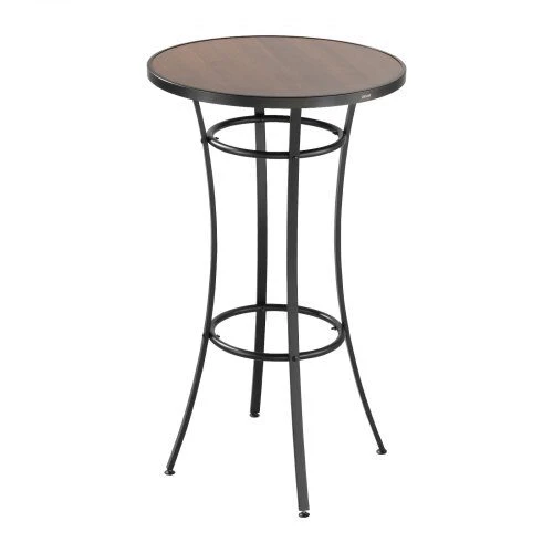 VEVOR lauko apvalus baro stalas, 60 cm aukščio