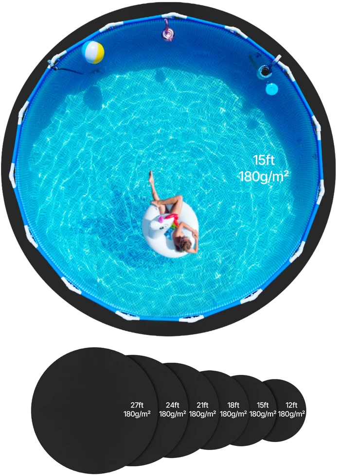 VEVOR 4,5 m baseino įdėklo padas