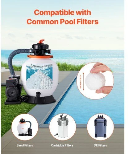 VEVOR Baseinų filtravimo kamuoliukai smėlio filtrams