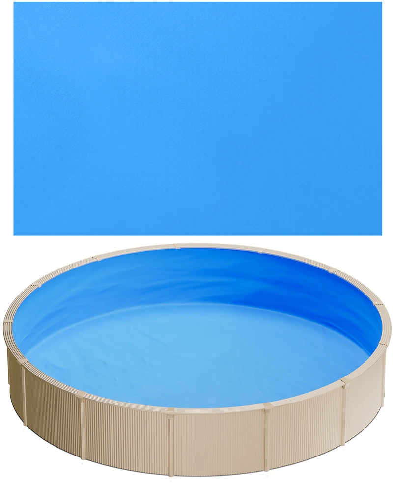 VEVOR 365,7 cm apvalus baseino įklotas 90 cm aukščiui