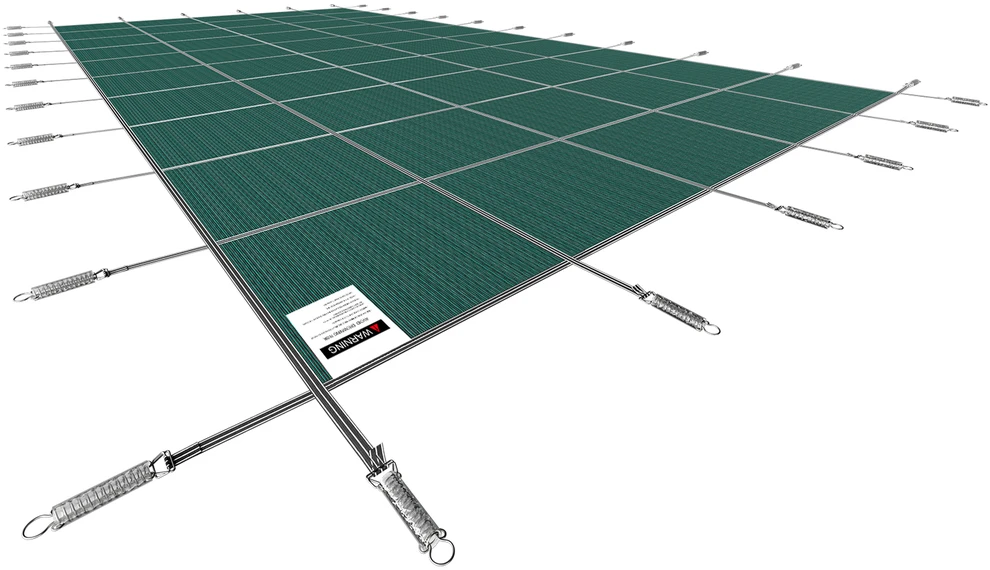 VEVOR Tinklinis baseino uždangalas 18x38 pėdų