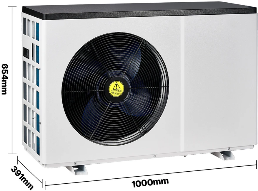 VEVOR Elektrinis baseino šilumos siurblys 3.22–15.25 kW