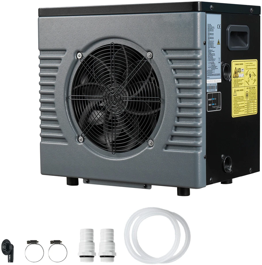 VEVOR 4160 W šilumos siurblys baseinui su elektriniu šildytuvu