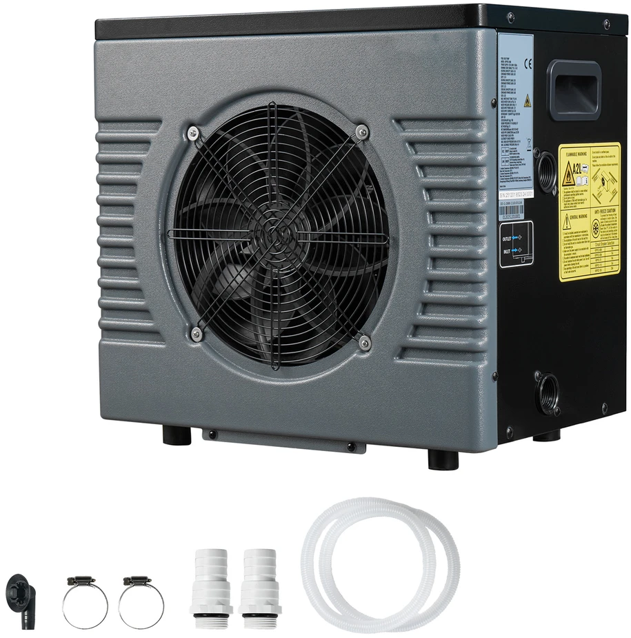 VEVOR 4160 W šilumos siurblys baseinui su elektriniu šildytuvu