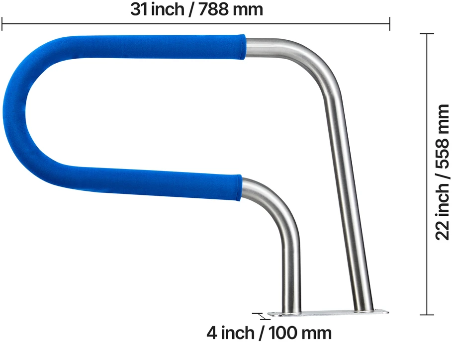 VEVOR Baseino turėklas 78,8 x 55,8 cm, 100 kg apkrova