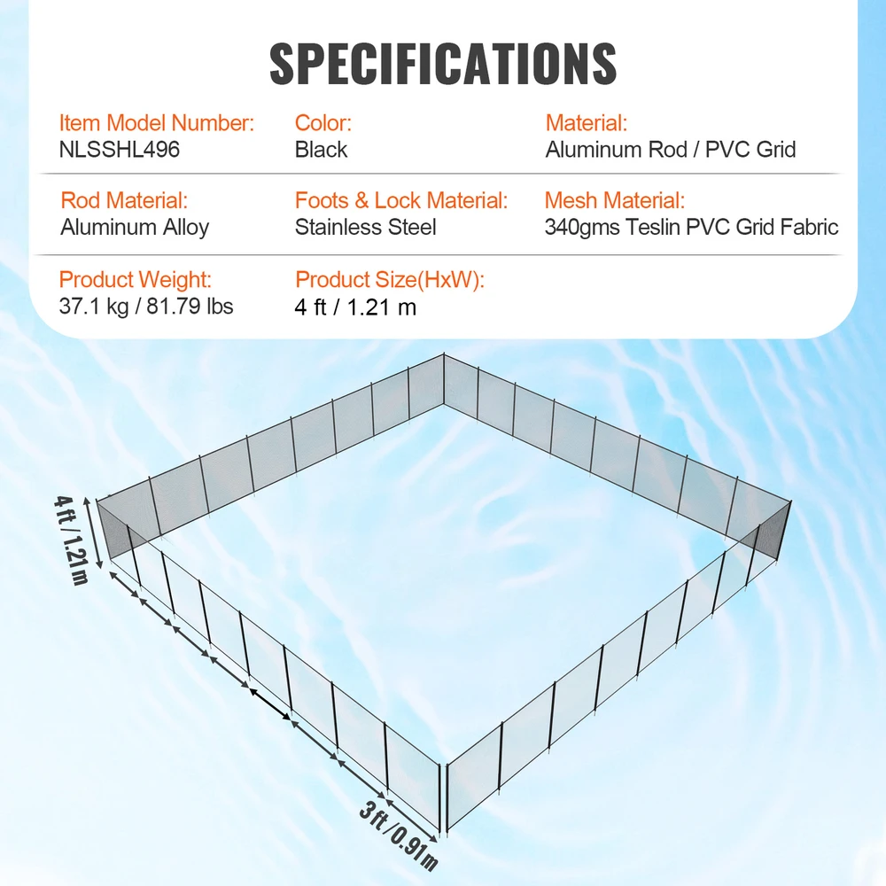 VEVOR Baseino tvora 1,21 x 29,26 m nuimama