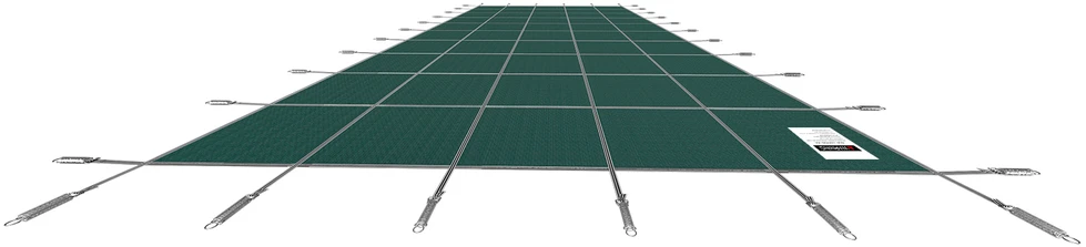 VEVOR Stačiakampis baseino dangtis 4,9 x 8,5 m žalias
