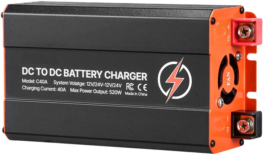 VEVOR DC į DC akumuliatoriaus įkroviklis 520W 40A