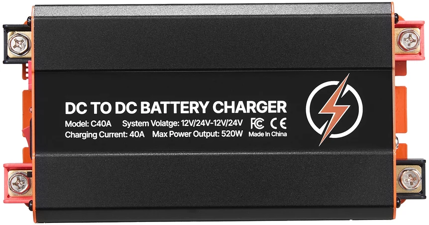 VEVOR DC į DC akumuliatoriaus įkroviklis 520W 40A