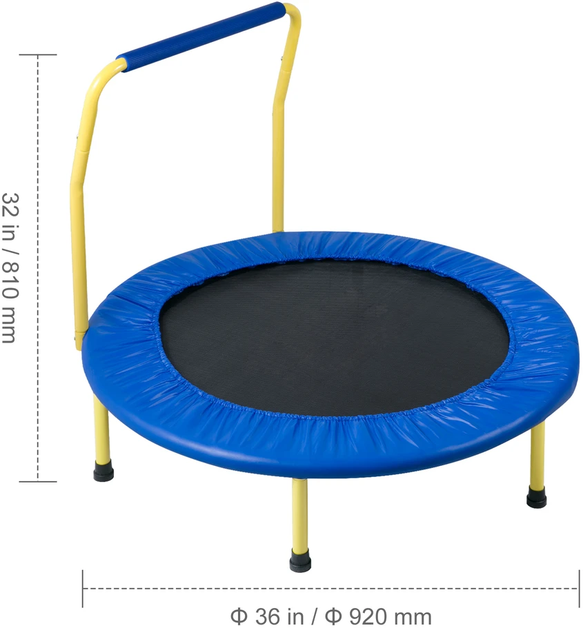 VEVOR 3 ft vaikų batutas su putplasčio rankena