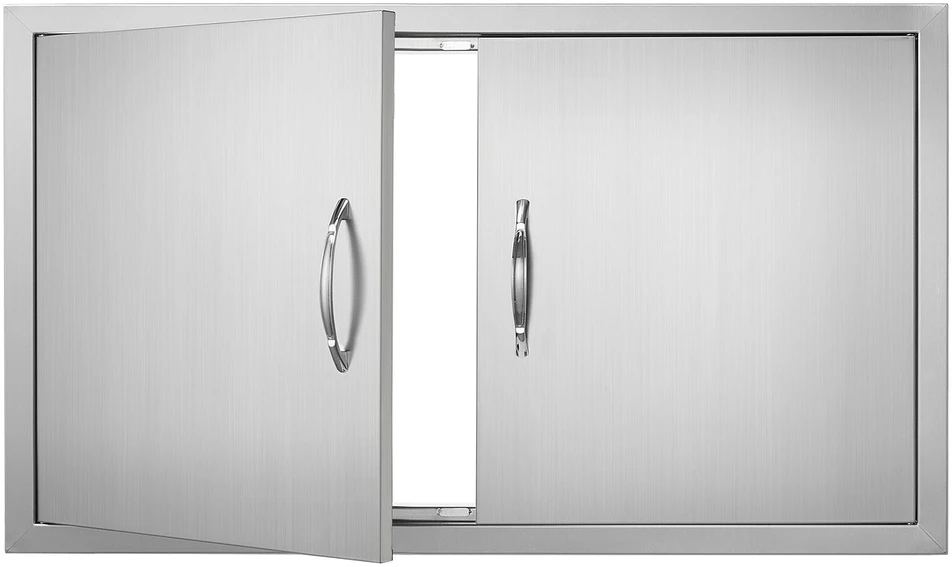VEVOR Lauko virtuvės dvigubos durys 915x533 mm