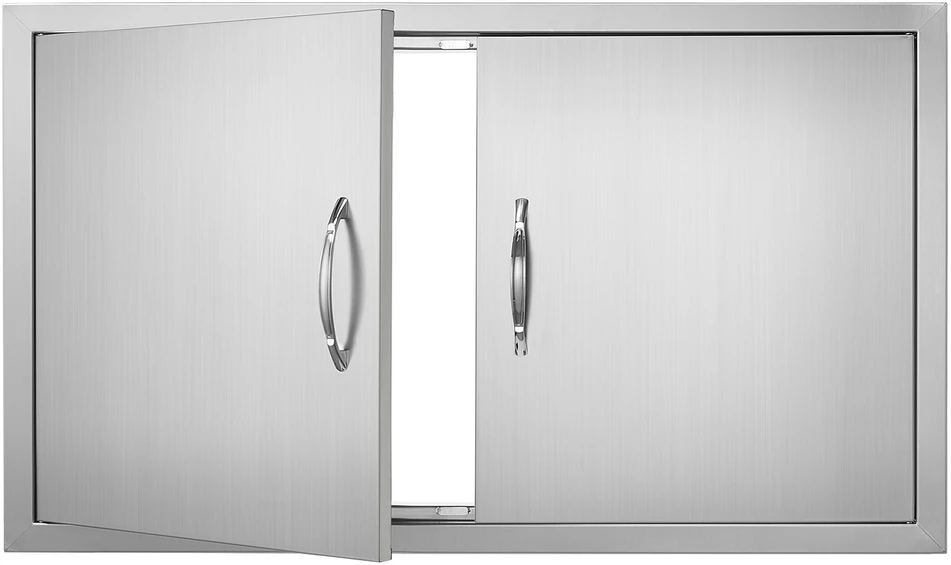 VEVOR Lauko virtuvės dvigubos durys 915x533 mm