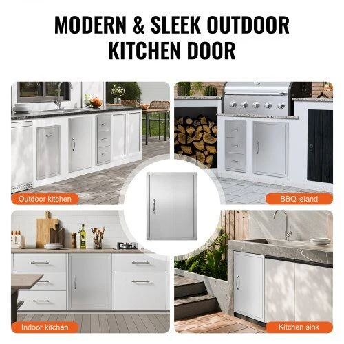 VEVOR Lauko virtuvės durys 508x686 mm