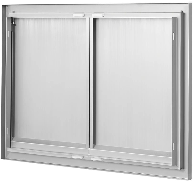 VEVOR BBQ prieigos durys 762x532 mm iš nerūdijančio plieno
