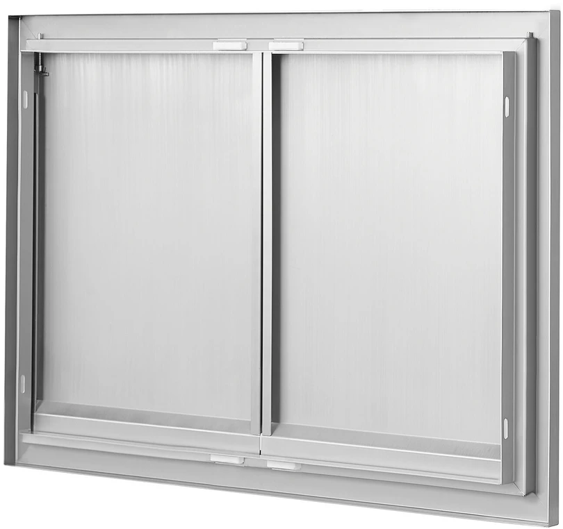 VEVOR BBQ prieigos durys 762x532 mm iš nerūdijančio plieno