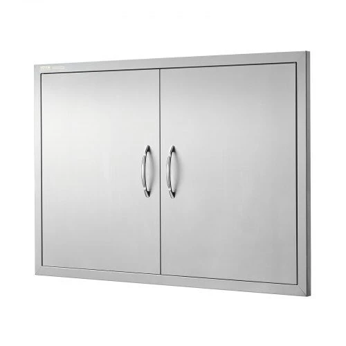 VEVOR 990x660 mm lauko virtuvės durys iš nerūdijančio plieno