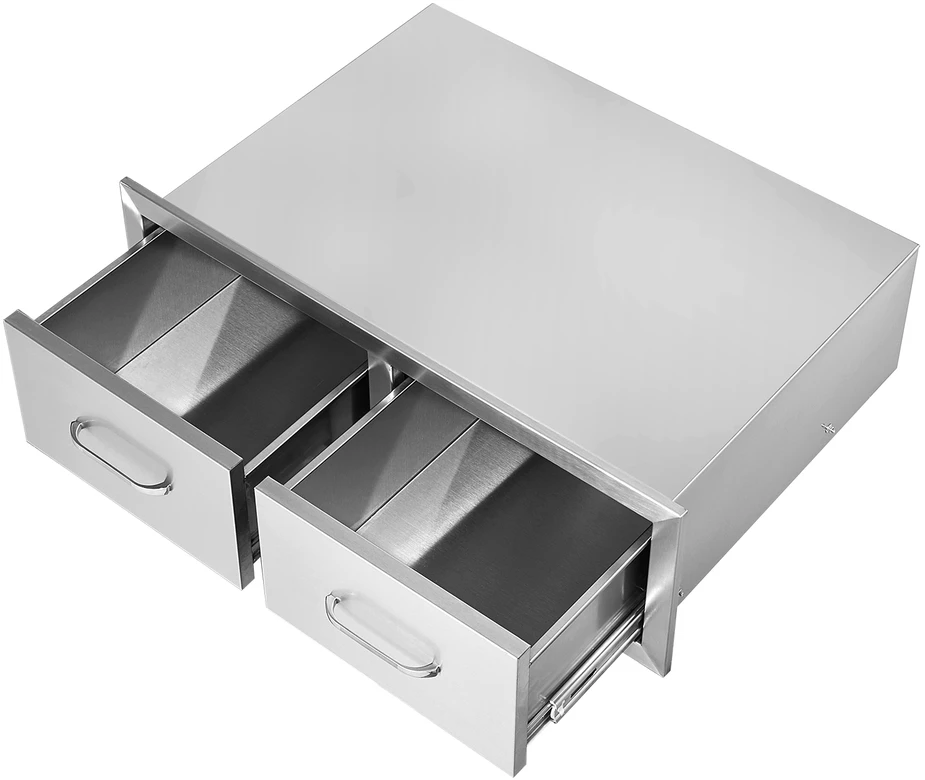 Vevor 75x25 cm BBQ stalčius su spintele