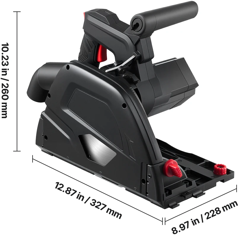 VEVOR Panardinamas diskinis pjūklas 165,1 mm