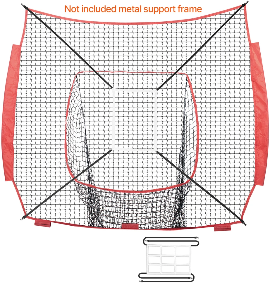 VEVOR 7x7 pėdų beisbolo praktikos tinklas