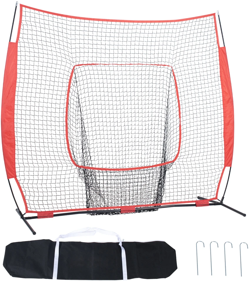 VEVOR 7x7 pėdų beisbolo ir softbolo tinklas