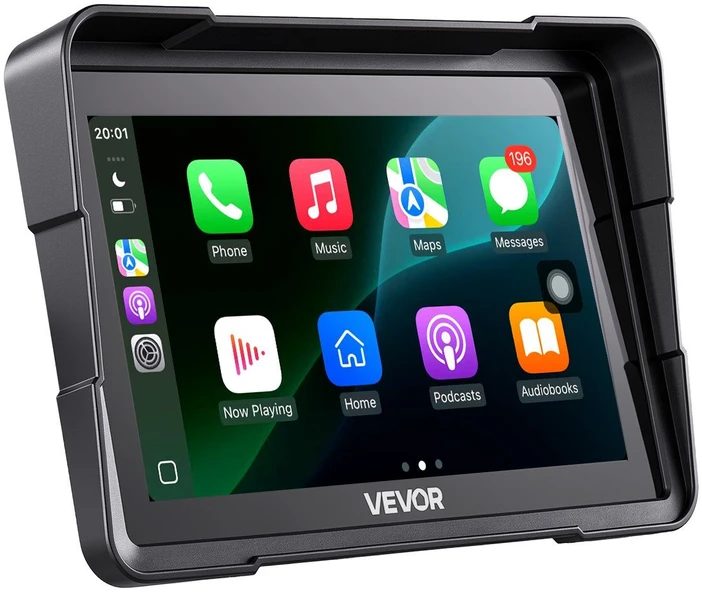 VEVOR 7" belaidė motociklo CarPlay sistema BMW
