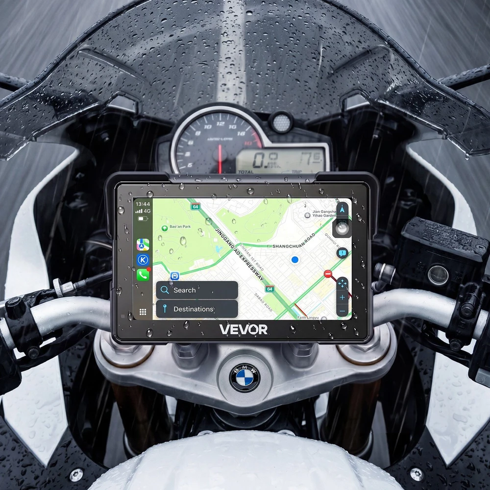 VEVOR 7" belaidė motociklo CarPlay sistema BMW