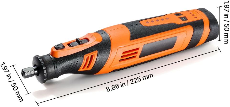 VEVOR 136 dalių belaidžių rotacinių įrankių rinkinys